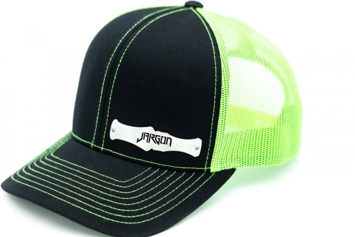 Jargon Metal Badge Trucker Cap - Lime Green