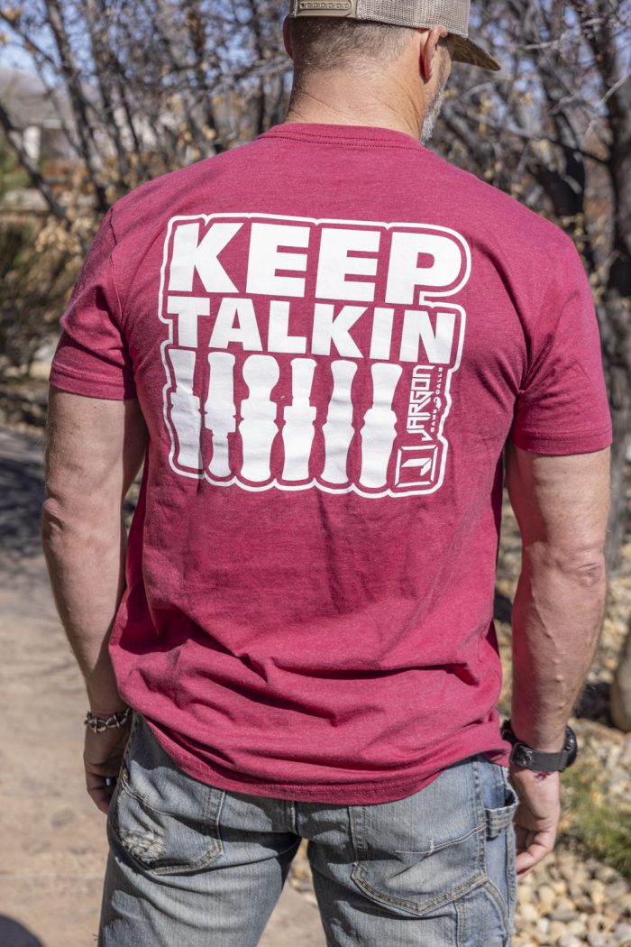 Jargon Keep Talkin' Call Tee